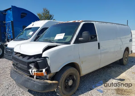 2007 Chevrolet Express Work Van z USA, uszkodzony, nr VIN 1GCHG39U571186676